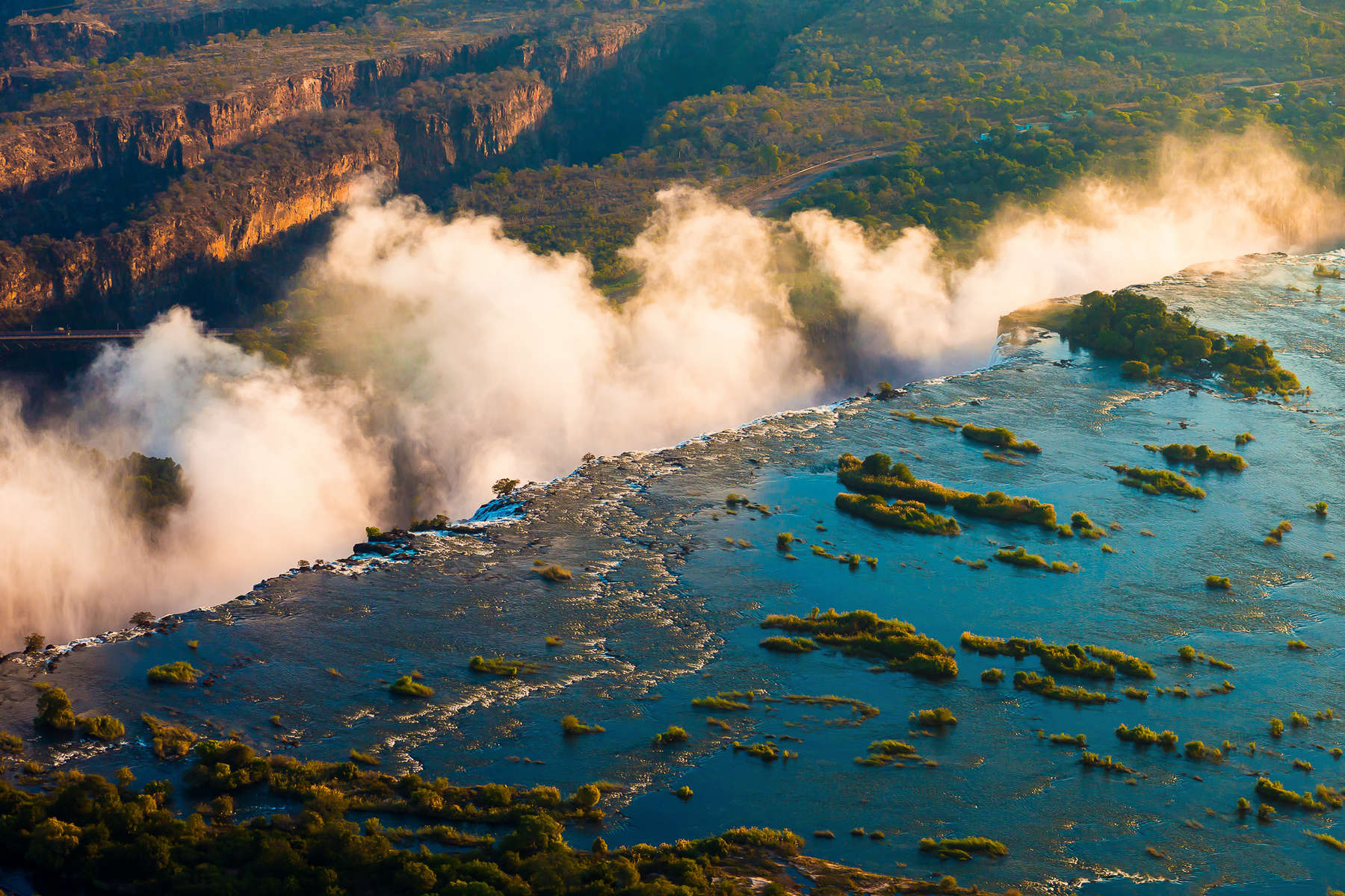 Chutes Victoria au Zimbabwe