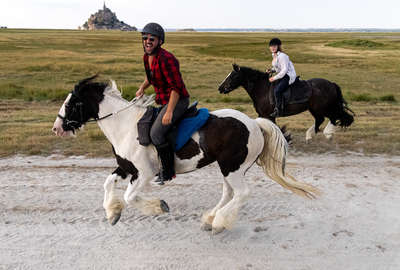 Rando à cheval au Mont Saint Michel