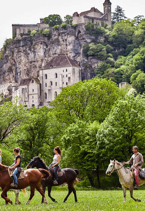 Les contreforts de Rocamadour