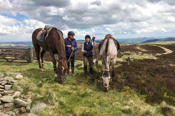 Pose à cheval en Ecosse