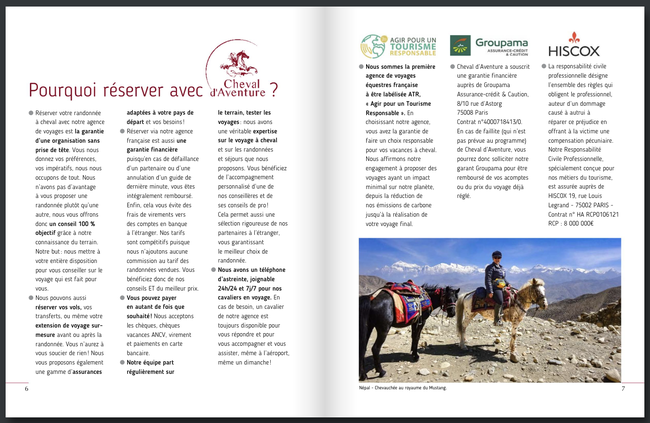 Consultez le 'Guide du Voyage à Cheval' de Cheval d'Aventure version 2024